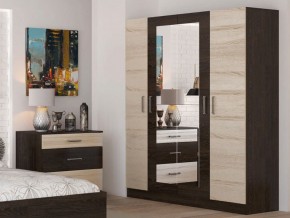 Спальный гарнитур Леси + 4-х створчатый шкаф (Гор) в Урае - uraj.mebel-e96.ru