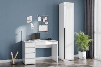 Стол компьютерный №13+пенал ШК-5 (СВ) в Урае - uraj.mebel-e96.ru