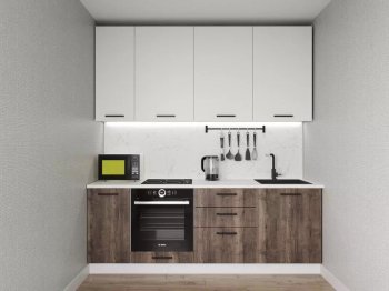 Кухонный гарнитур Старое дерево 2200 мм МДФ (Санвут) в Урае - uraj.mebel-e96.ru
