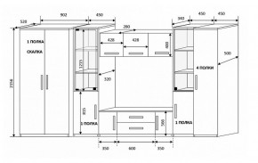 Стенка Вега 3 в Урае - uraj.mebel-e96.ru