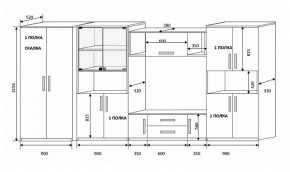 Стенка Вега 4 в Урае - uraj.mebel-e96.ru