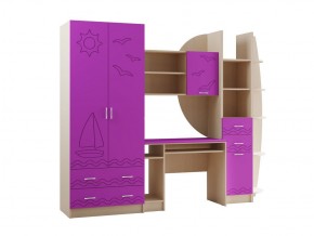Стенка Юниор 2 (МФД металлик) в Урае - uraj.mebel-e96.ru | фото