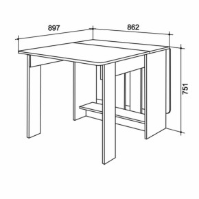 Стол-книжка ПВХ (Мебельсон) в Урае - uraj.mebel-e96.ru