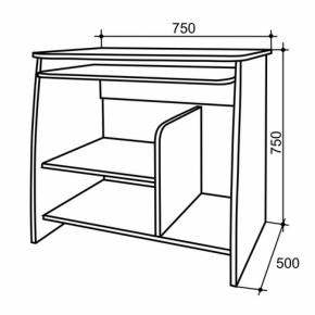 Стол компьютерный Кроха в Урае - uraj.mebel-e96.ru