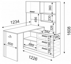 Стол компьютерный Волкер М7 (Риннер) в Урае - uraj.mebel-e96.ru