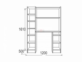 Стол письменный Омега-2 в Урае - uraj.mebel-e96.ru