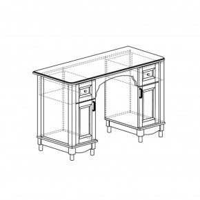 Стол письменный Прованс 410 (Яна) в Урае - uraj.mebel-e96.ru