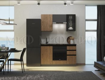Кухонный гарнитур Техно-6 1500 мм (Миф) в Урае - uraj.mebel-e96.ru