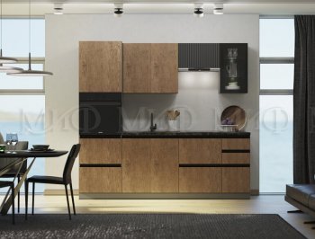 Кухонный гарнитур Техно-6 2400 мм (Миф) в Урае - uraj.mebel-e96.ru
