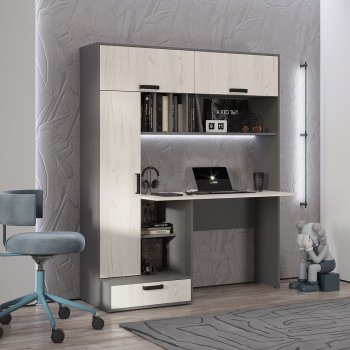 Стол компьютерный Техно графит/крафт  (БТС) в Урае - uraj.mebel-e96.ru