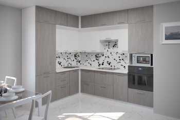Кухонный гарнитур Терция гранд прайм 2100х2700 мм (Герда) в Урае - uraj.mebel-e96.ru