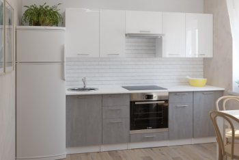 Кухонный гарнитур Терция базис 2400 мм (Герда) в Урае - uraj.mebel-e96.ru