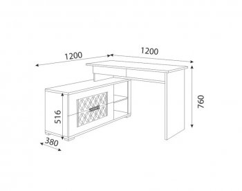 Набор подростковой мебели Тиффани модульный (Риннер) в Урае - uraj.mebel-e96.ru