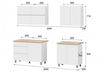 Кухонный гарнитур Токио 2000 мм (СВ) в Урае - uraj.mebel-e96.ru