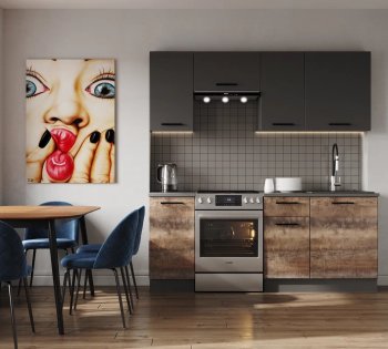 Кухонный гарнитур Трансильвания 2000 мм в Урае - uraj.mebel-e96.ru