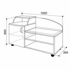 Тумба для прихожей Хит (Мебельсон) в Урае - uraj.mebel-e96.ru