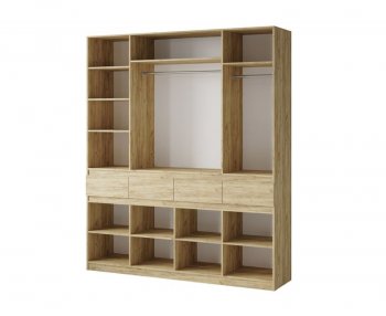 Шкаф 2000 мм Турин ЛДСП крафт серый/кашемир (ВВР) в Урае - uraj.mebel-e96.ru