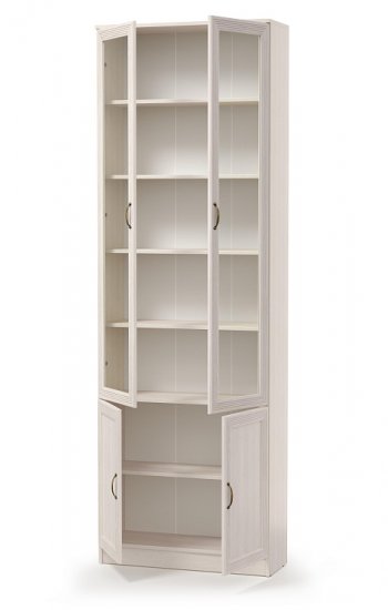 Шкаф 800 мм комбинированный В-19 (Олмеко) в Урае - uraj.mebel-e96.ru