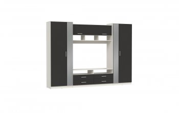 Стенка 91.01 Вена с зеркалом (Олмеко) в Урае - uraj.mebel-e96.ru