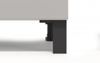 Шкаф нижний Венера (1000) ЛДСП белый (Олмеко) в Урае - uraj.mebel-e96.ru