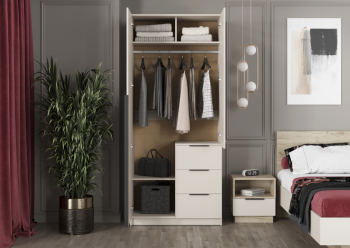 Шкаф 900 мм Вентуро ШК-001 (Стиль) в Урае - uraj.mebel-e96.ru