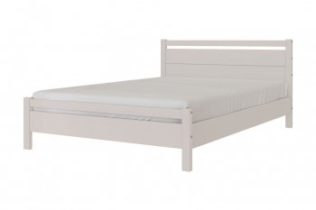 Кровать из массива Вероника-1 Льняной (БМ) в Урае - uraj.mebel-e96.ru