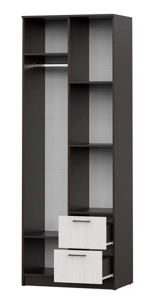 Шкаф распашной 800 мм Виста-1 (МИ) в Урае - uraj.mebel-e96.ru