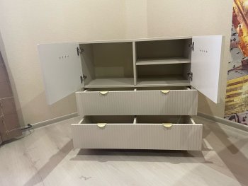 Комод 2дв. 2ящ. Капри (Кураж) в Урае - uraj.mebel-e96.ru