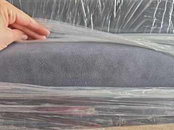 Диван Реал 120  микровелюр серый в Урае - uraj.mebel-e96.ru