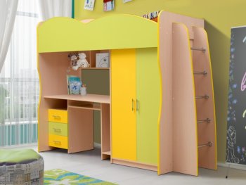 Детский уголок Юниор-3.1 (Матрица) в Урае - uraj.mebel-e96.ru