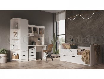 Набор детской мебели Юниор-4 модульный (Миф) в Урае - uraj.mebel-e96.ru