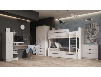 Набор детской мебели Юниор-4 модульный (Миф) в Урае - uraj.mebel-e96.ru