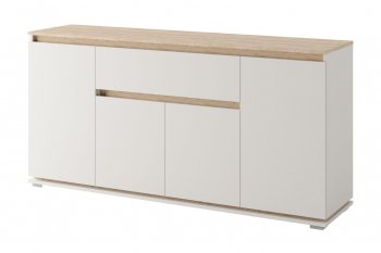 Тумба 4 двери 1 ящик Юта (БМ) в Урае - uraj.mebel-e96.ru